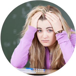 Schulstress und Konzentrationsmangel