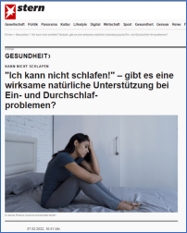 Ich kann nicht schlafen- gibt es eine wirksame natürliche Unterstützung bei EIN- und Durchschlafproblemen?